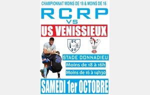 Match Juniors : RCRP - VENISSIEUX