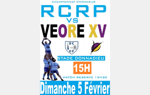 Matchs Séniors : RCRP - Véore XV
