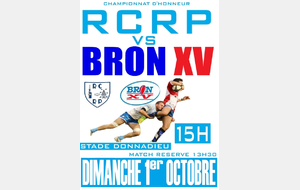 Matchs Séniors : RCRP - BRON