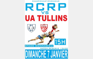 Matchs Séniors : RCRP - UA TULLINS FURES